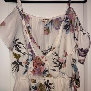 High low floral dress never worn